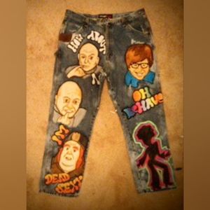 Austin Powers 90s denim